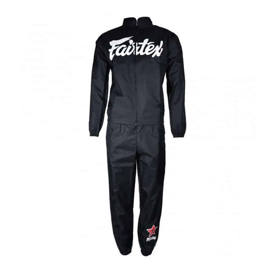 Fairtex VS2 Vinyl Sweat Suit Sauna Suits Fairtex Black Small