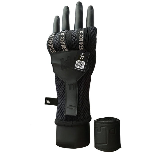 Fortress T1 Fastwraps Quick Wraps Fortress Boxing Black Small