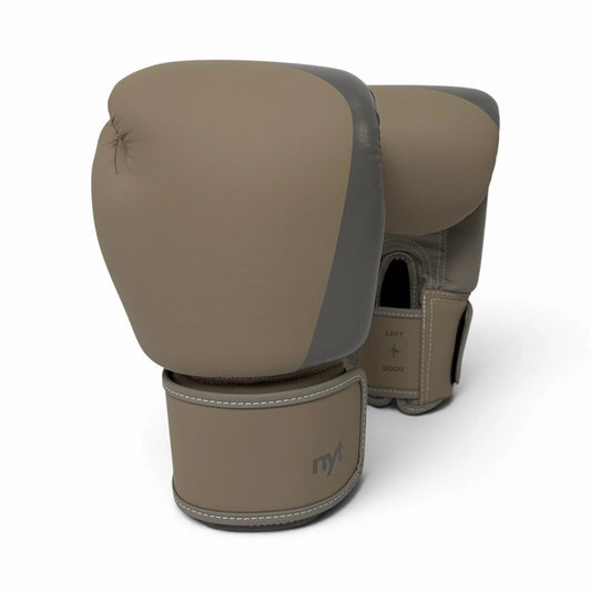 NYT Muay Thai Boxing Gloves Sand/Smoke