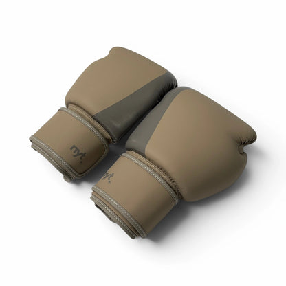 NYT Muay Thai Boxing Gloves Sand/Smoke