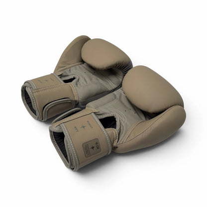 NYT Muay Thai Boxing Gloves Sand/Smoke