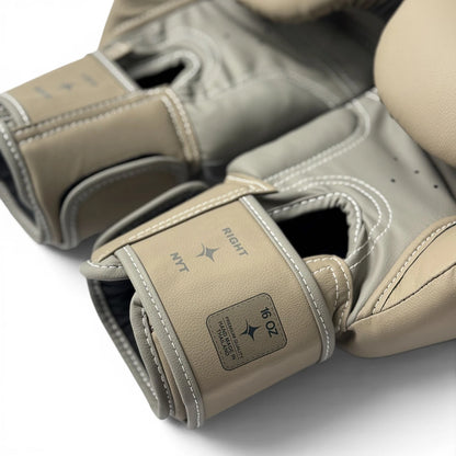 NYT Muay Thai Boxing Gloves Sand/Smoke