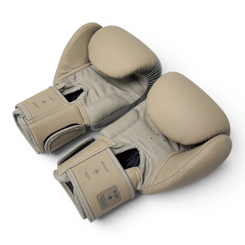 NYT Muay Thai Boxing Gloves Sand/Smoke
