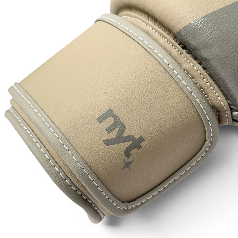 NYT Muay Thai Boxing Gloves Sand/Smoke