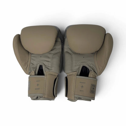 NYT Muay Thai Boxing Gloves Sand/Smoke