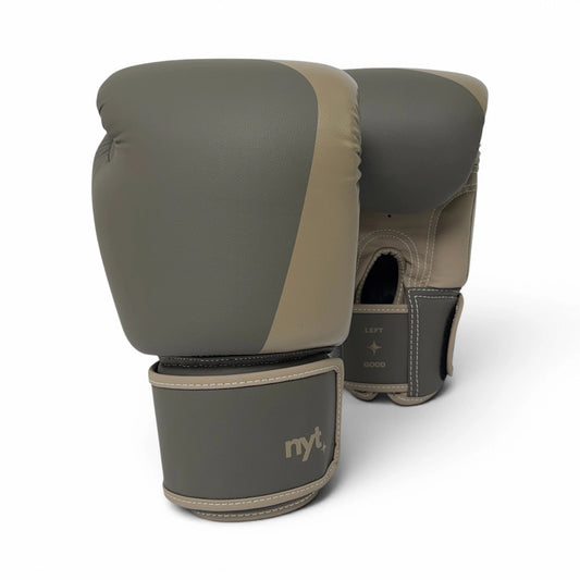 NYT Muay Thai Boxing Gloves Smoke/Sand