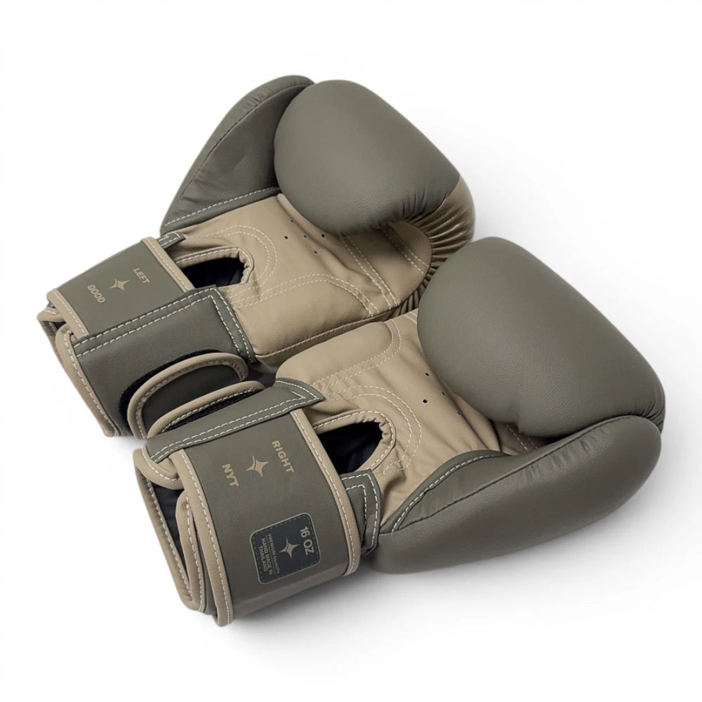 NYT Muay Thai Boxing Gloves Smoke/Sand