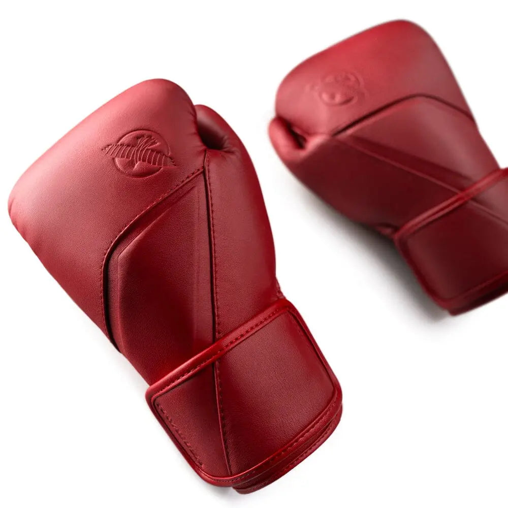 Hayabusa E1 Leather Boxing Gloves Red