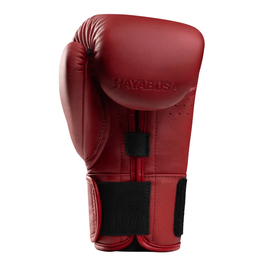Hayabusa E1 Leather Boxing Gloves Red