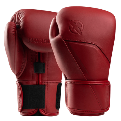 Hayabusa E1 Leather Boxing Gloves Red
