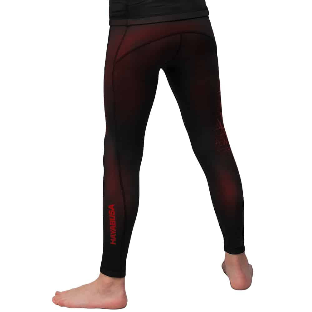 Hayabusa Geo Youth Compression Pants Red