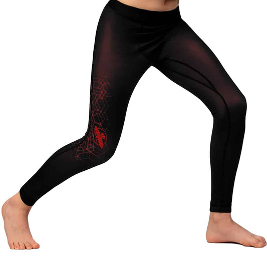 Hayabusa Geo Youth Compression Pants Red