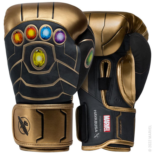 Hayabusa Marvel Thanos Boxing Gloves Boxing Gloves Hayabusa Black/Gold 12oz 