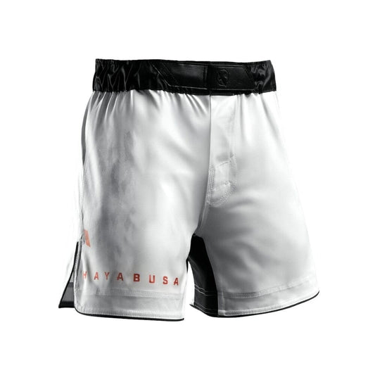 Hayabusa Apex 3/4 Thigh Fight Shorts Ash White