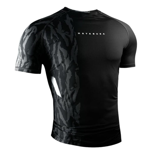 Hayabusa Apex Short Sleeve Rashguard Carbon Black
