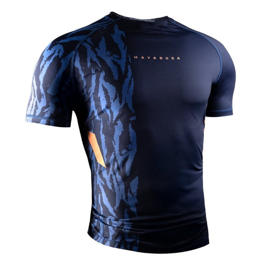 Hayabusa Apex Short Sleeve Rashguard Dusk Blue