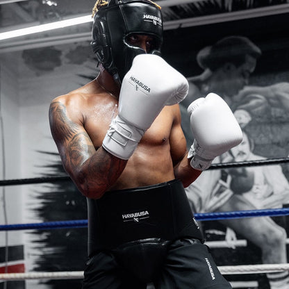 Hayabusa Pro Lace Boxing Gloves White