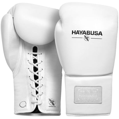 Hayabusa Pro Lace Boxing Gloves White