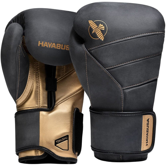 Hayabusa T3 LX Boxing Gloves Black/Gold
