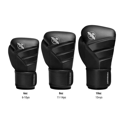 Hayabusa T3 Youth Boxing Gloves Black/Black