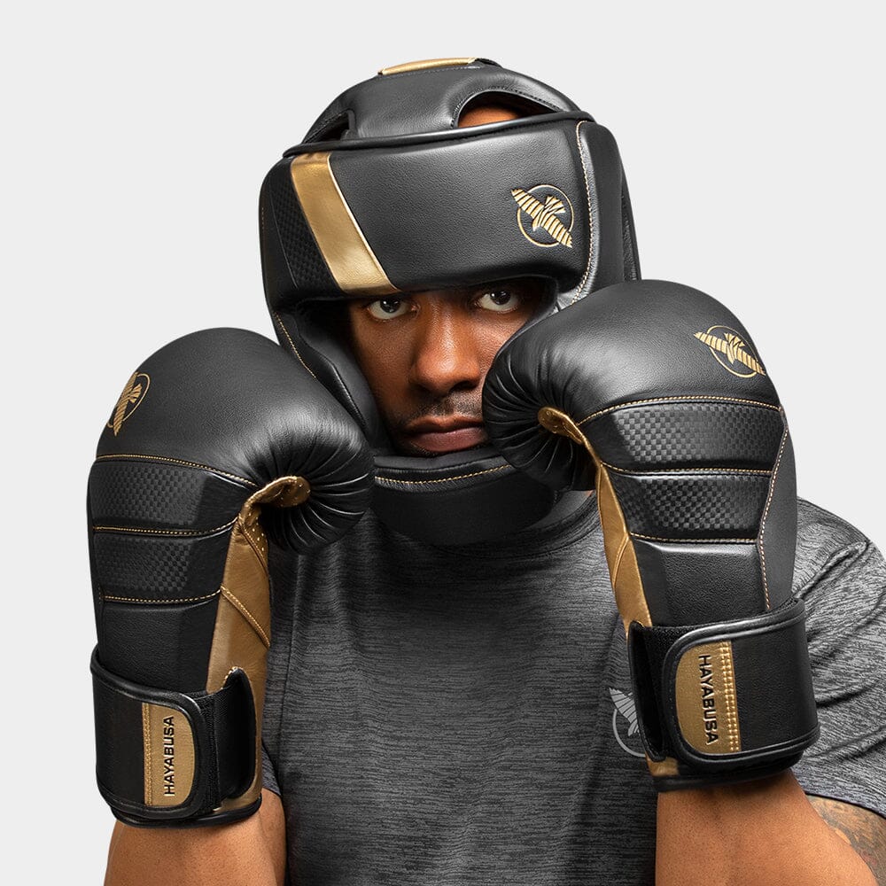 Hayabusa T3 Headgear White/Black