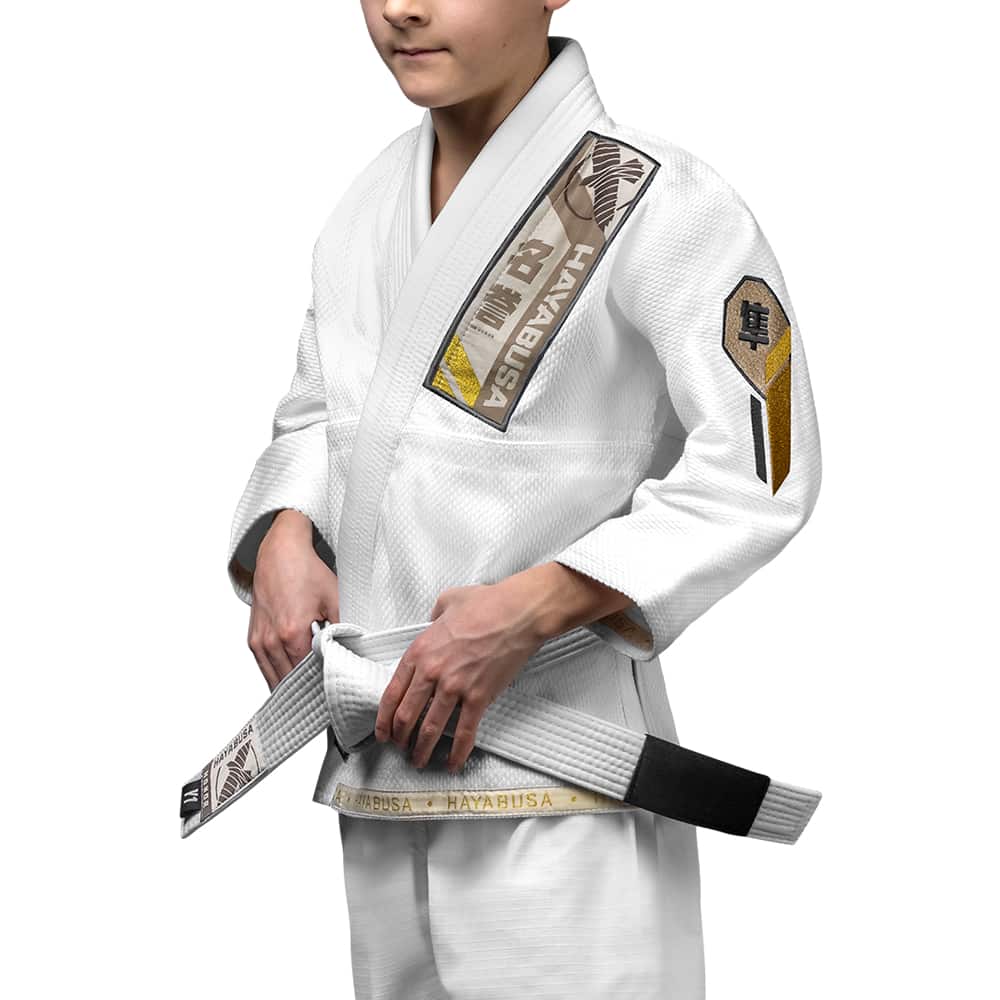 Hayabusa Youth Ascend Lightweight Jiu Jitsu Gi White