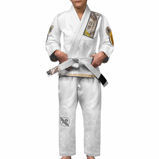 Hayabusa Youth Ascend Lightweight Jiu Jitsu Gi White