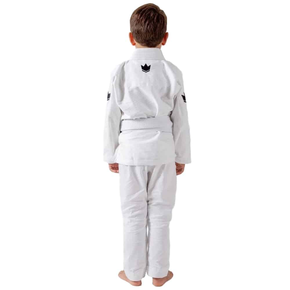 Kingz Kids The ONE Jiu Jitsu Gi White Back