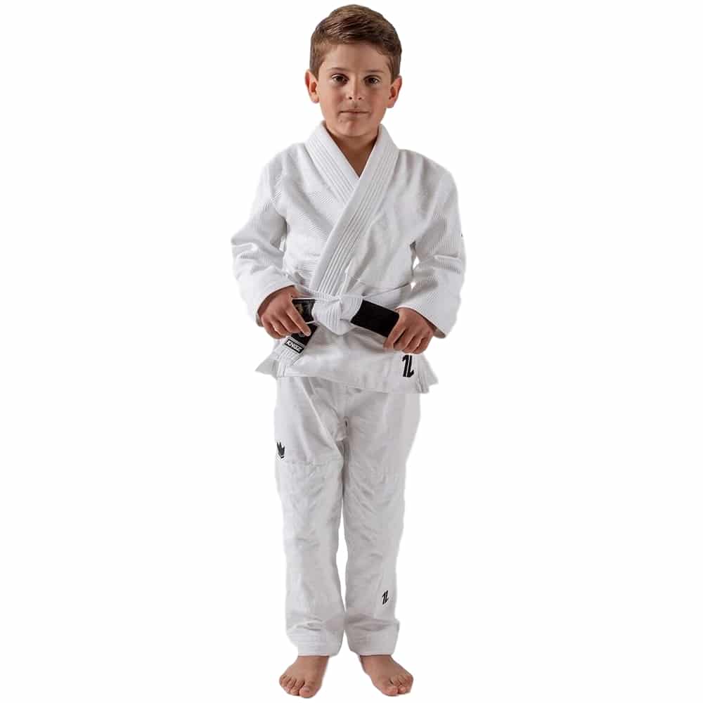 Kingz Kids The ONE Jiu Jitsu Gi White Front