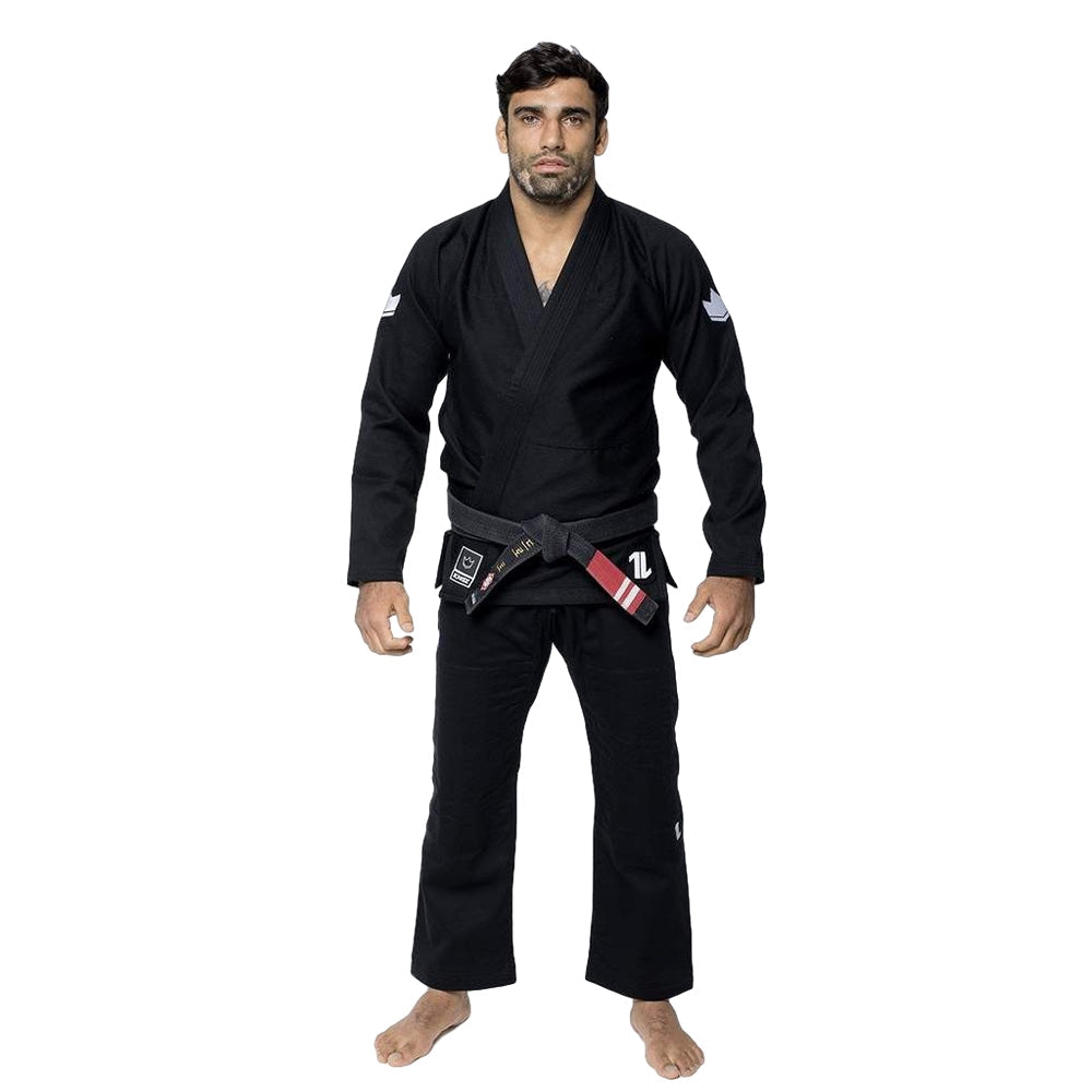 Kingz Mens The ONE Jiu Jitsu Gi Black Front