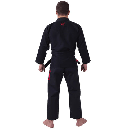 Kingz Mens Ultralight 2.0 Jiu Jitsu Gi Black Back