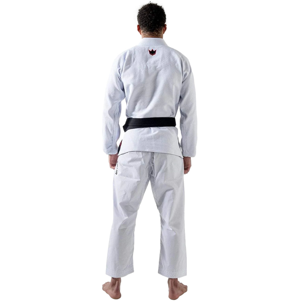 Kingz Mens Ultralight 2.0 Jiu Jitsu Gi White Back