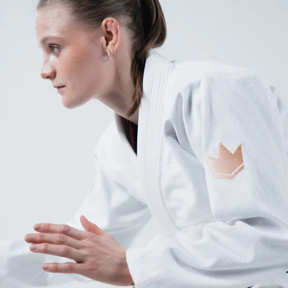 Kingz Womens The ONE V2 Jiu Jitsu Gi White/Pink