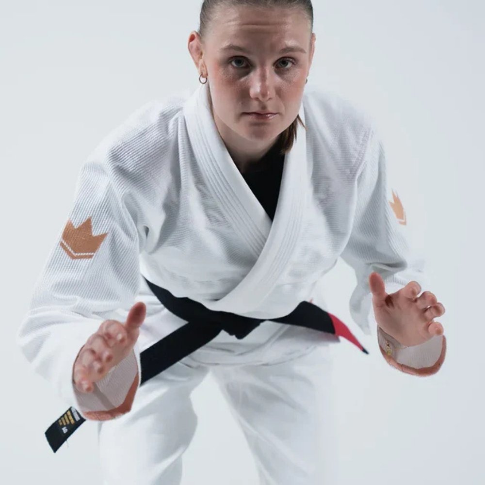 Kingz Womens The ONE V2 Jiu Jitsu Gi White/Pink