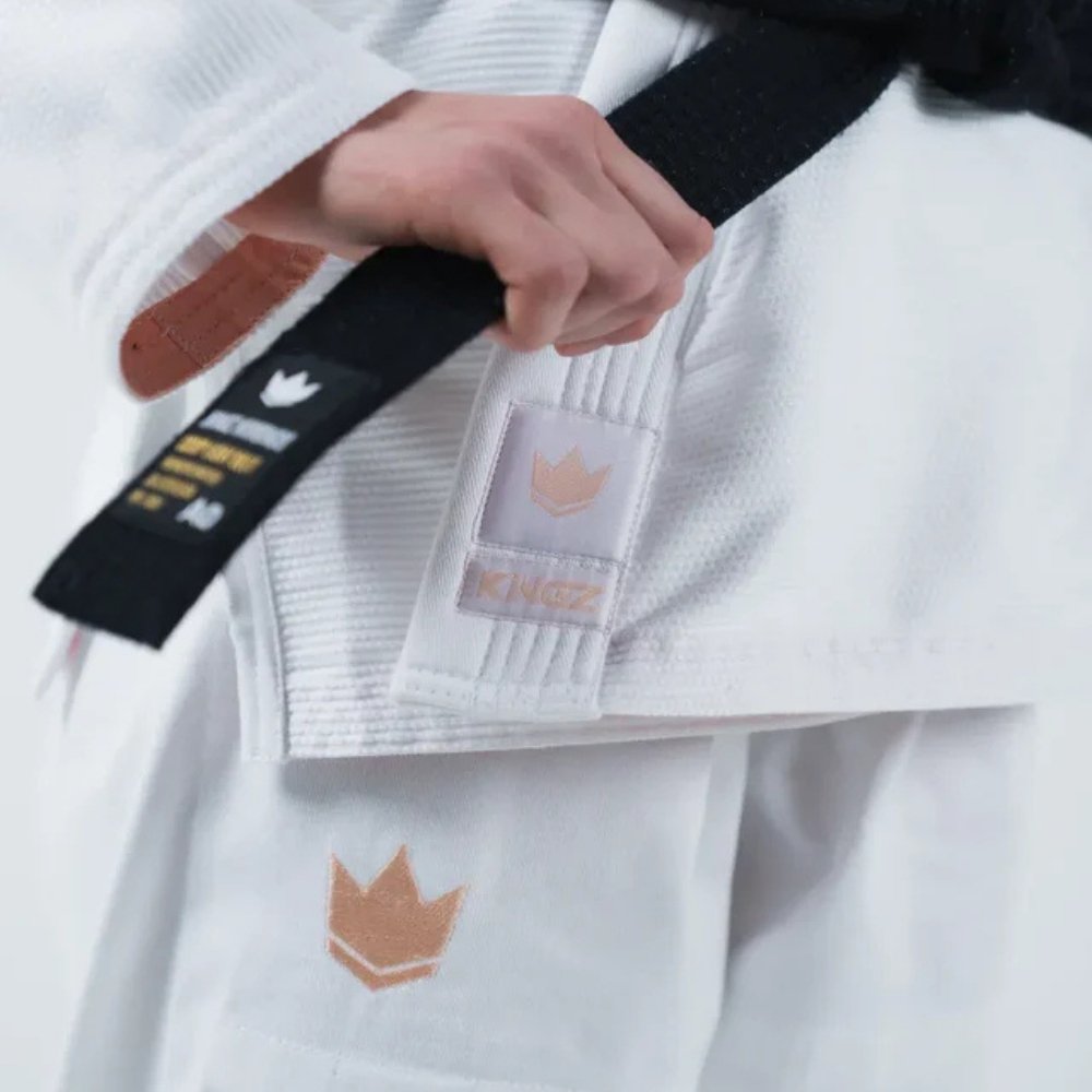 Kingz Womens The ONE V2 Jiu Jitsu Gi White/Pink