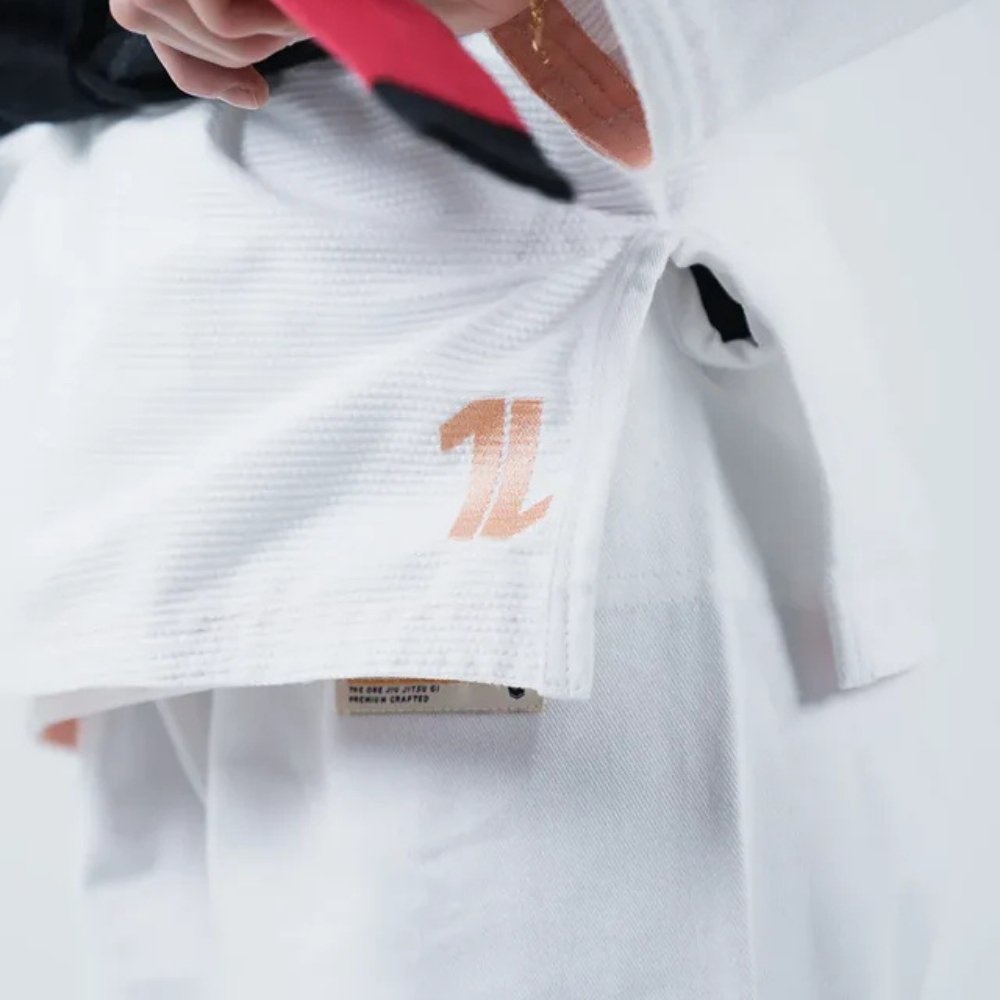 Kingz Womens The ONE V2 Jiu Jitsu Gi White/Pink