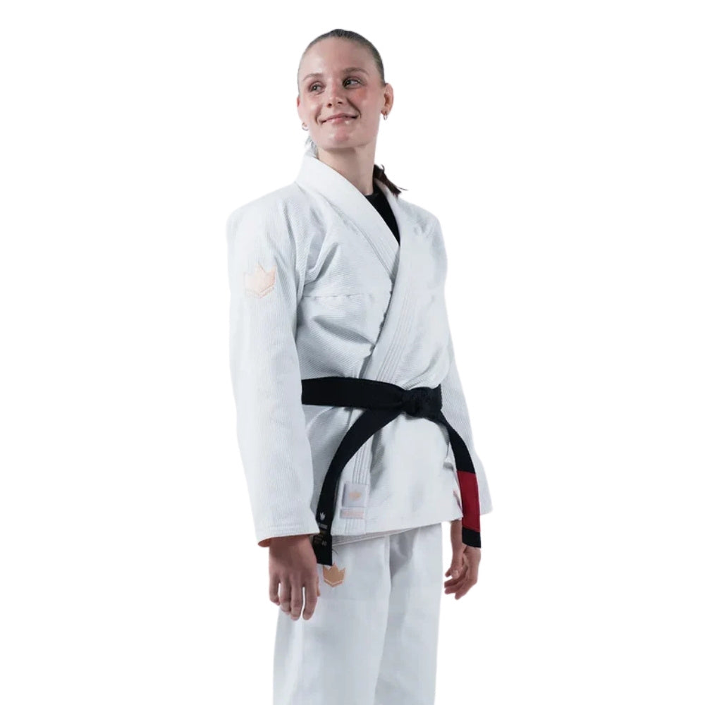 Kingz Womens The ONE V2 Jiu Jitsu Gi White/Pink