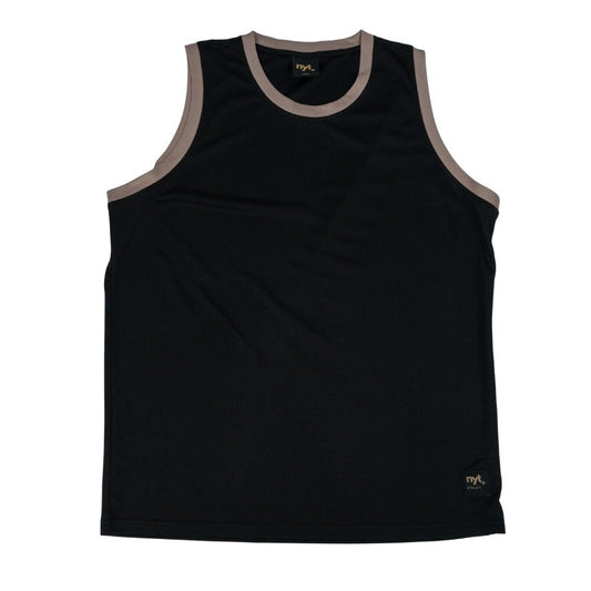 NYT Boxing Singlet Black/Sand