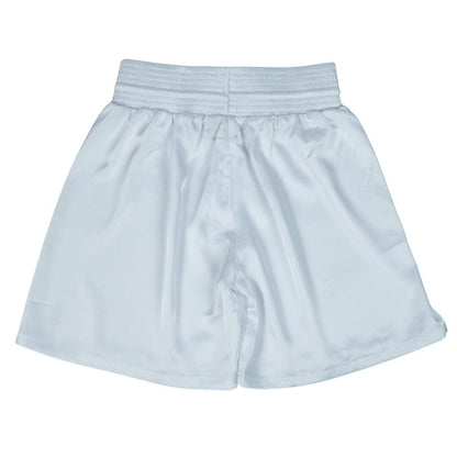 NYT Satin Boxing Shorts White/Sand