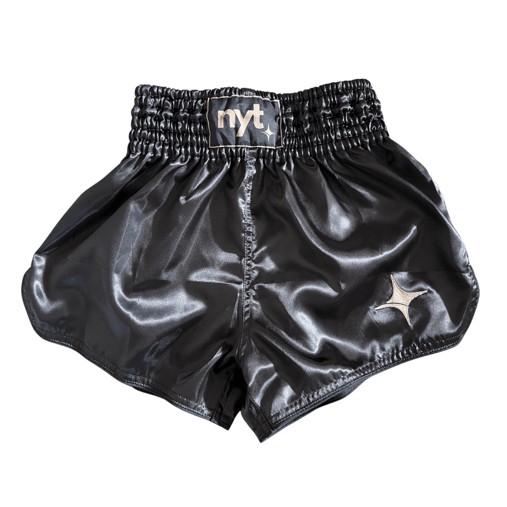 NYT Origin Muay Thai Shorts Muay Thai Shorts NYT Black/Sand X Small 