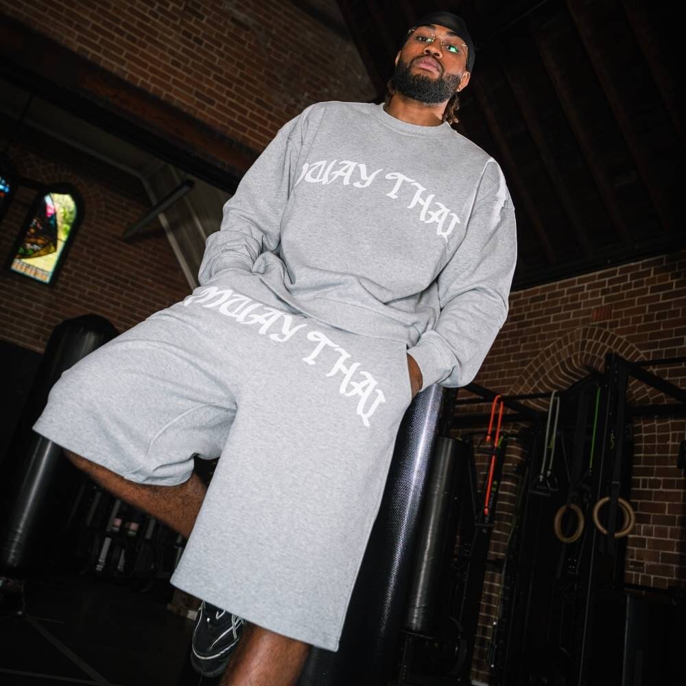 NYT Muay Thai Sweat Shorts Grey Outerwear NYT 