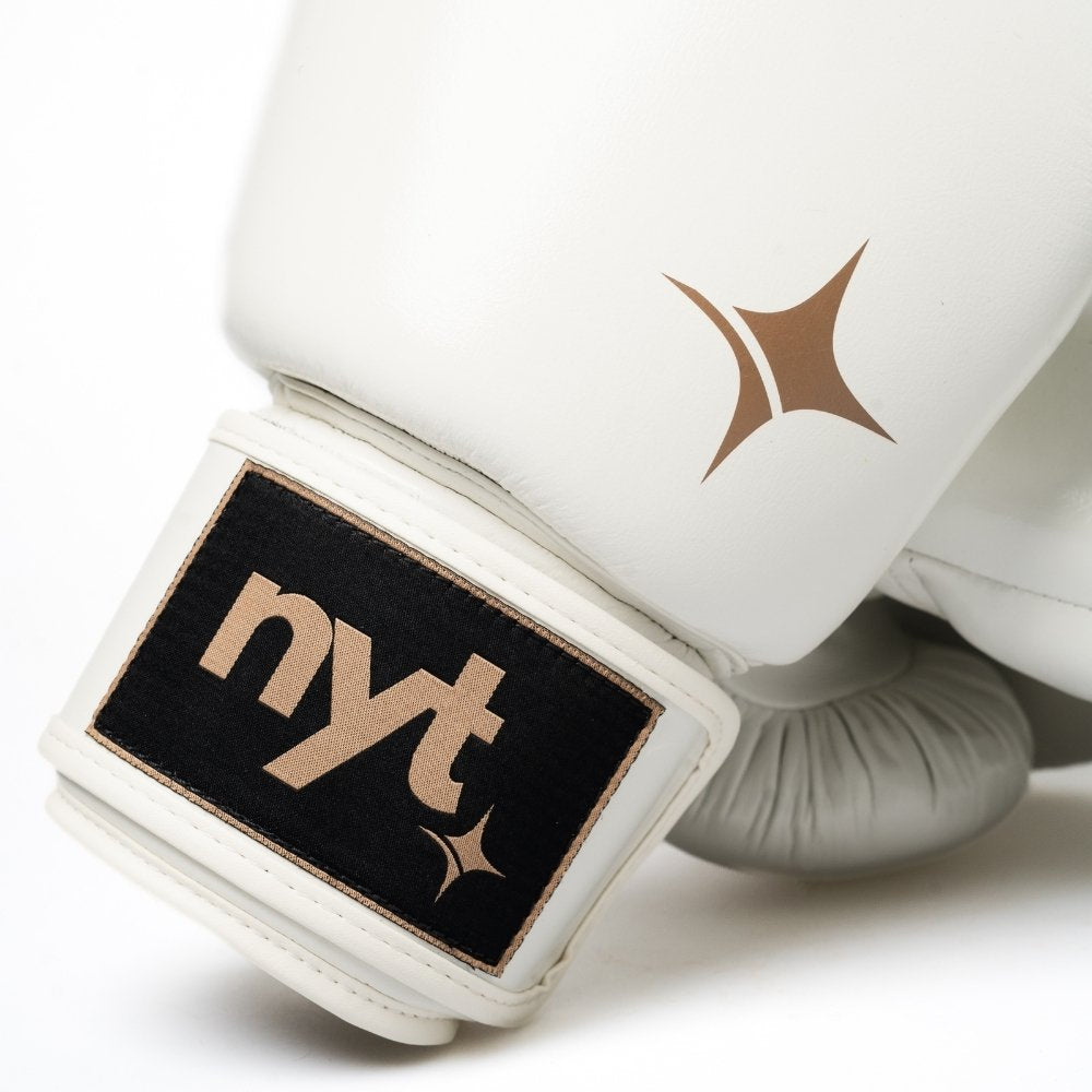 NYT Muay Thai Boxing Gloves White