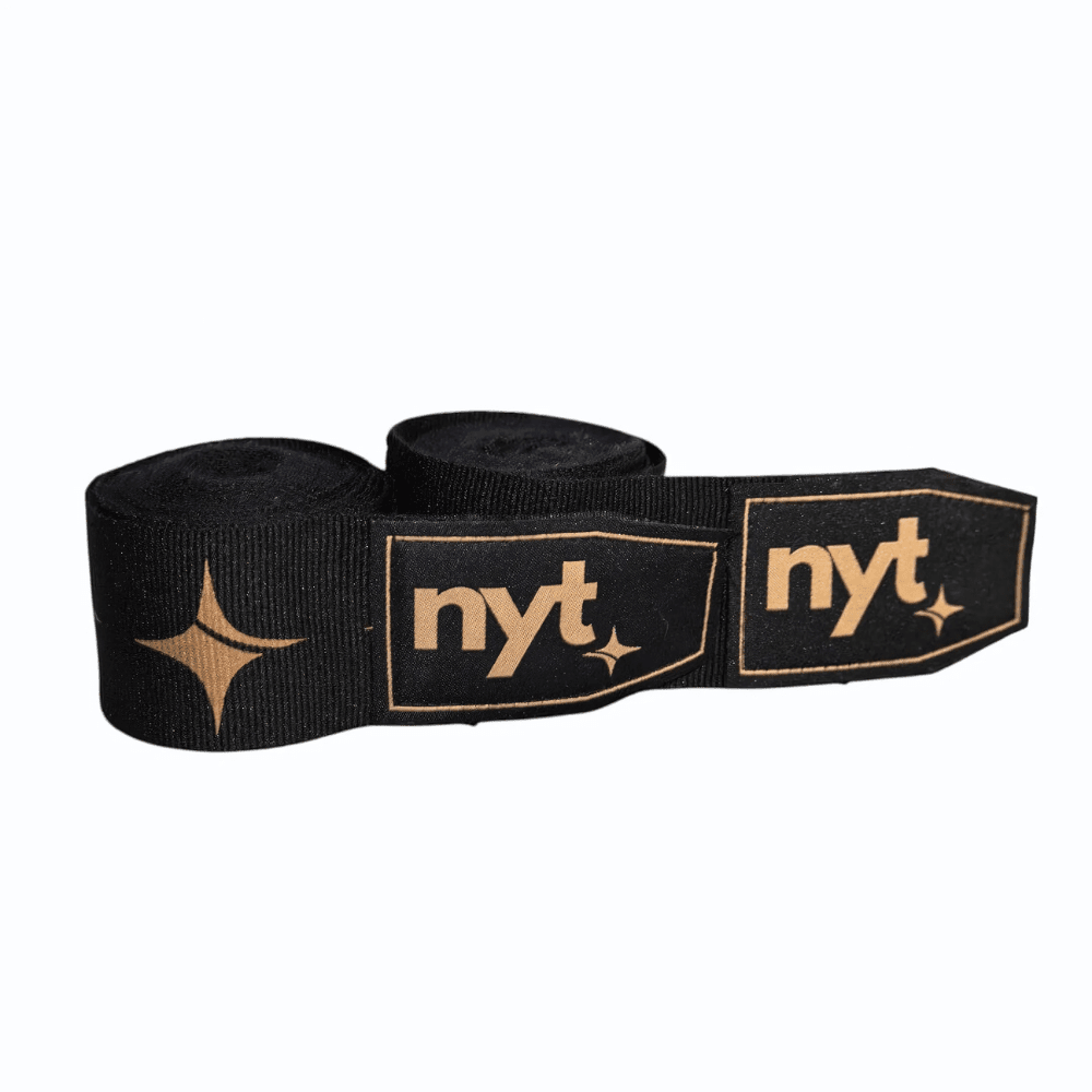 NYT Staple Series Hand Wraps Black/Sand Hand Wraps NYT Black/Sand 180-inch 