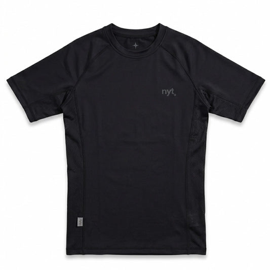 NYT Staple Series Short Sleeve Rashguard Black/Black