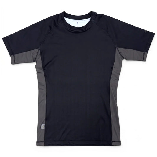 NYT Staple Series Short Sleeve Rashguard Black/Smoke