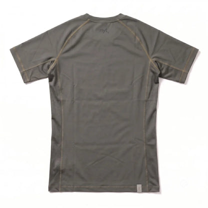 NYT Staple Series Short Sleeve Rashguard Khaki/Ash