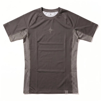 NYT Staple Series Short Sleeve Rashguard Ash/Khaki