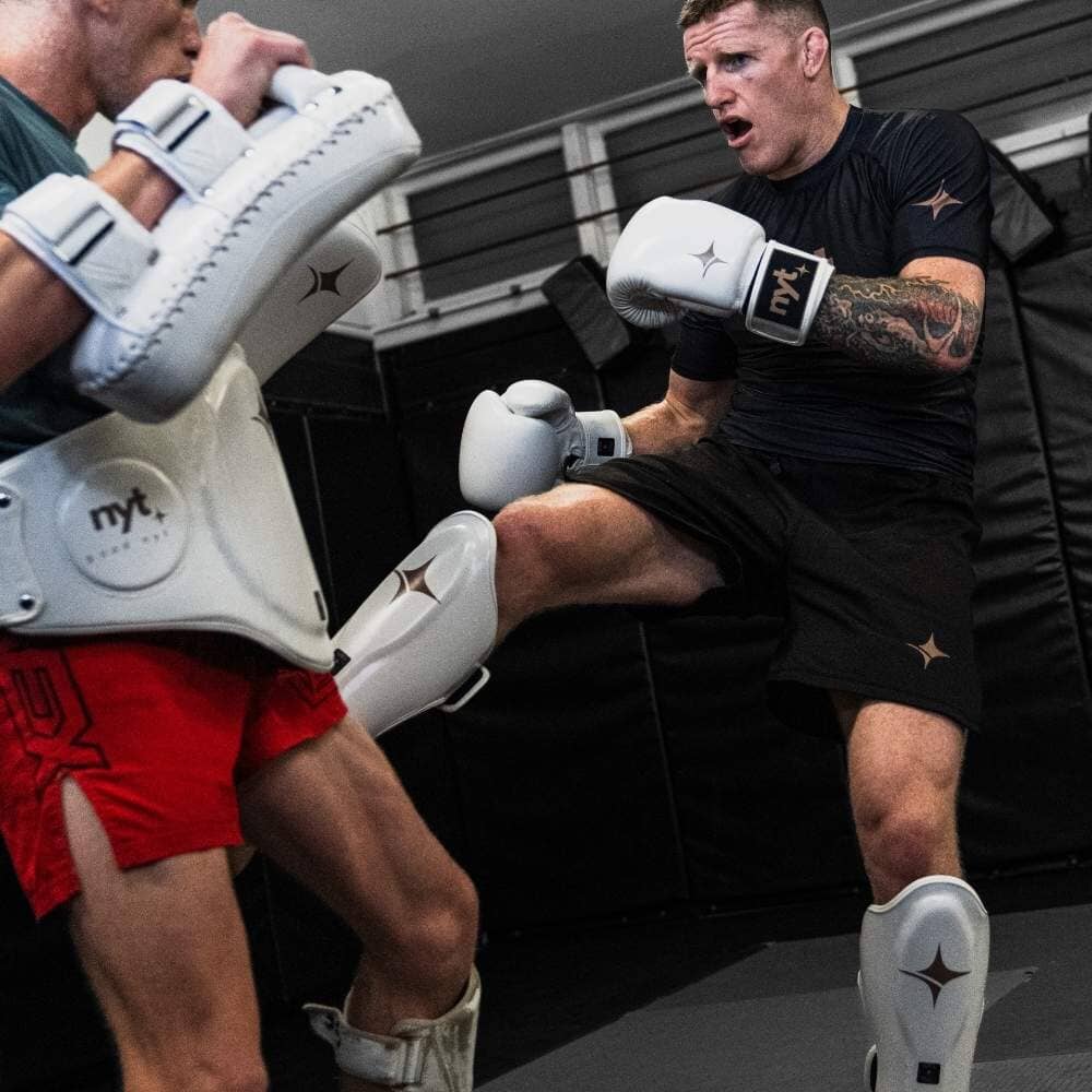 NYT Medium Muay Thai Pads White Thai Pads NYT 