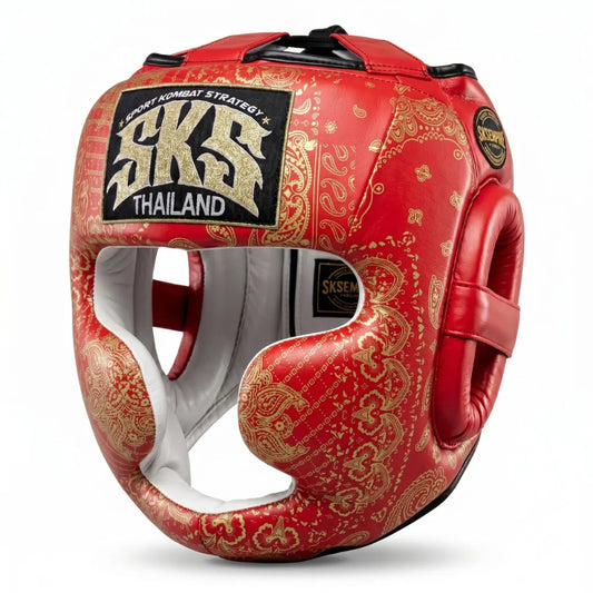 SKS Bandana Head Guard Metallic Red