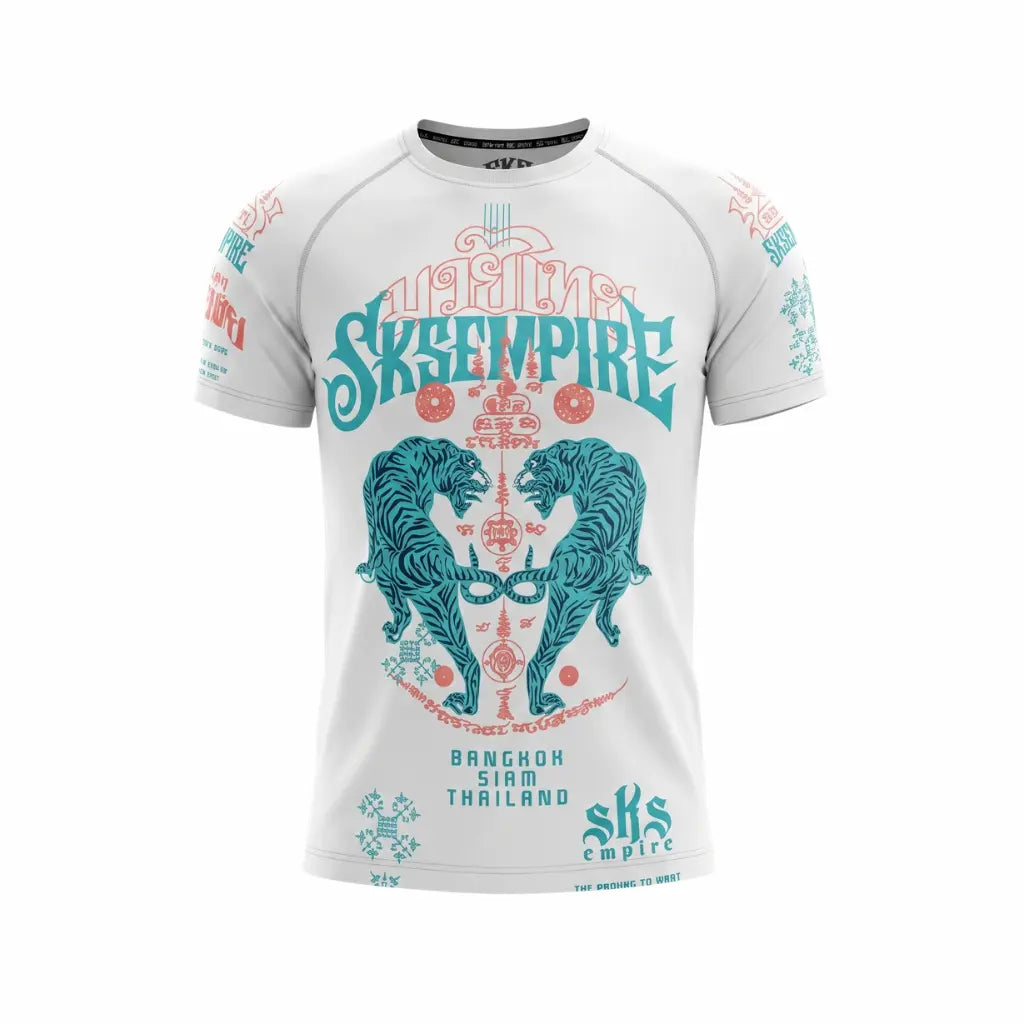 SKS Tiger Stickerbomb T-Shirt White